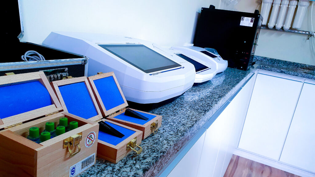 macherey nagel calibração RBC espectrofotômetro